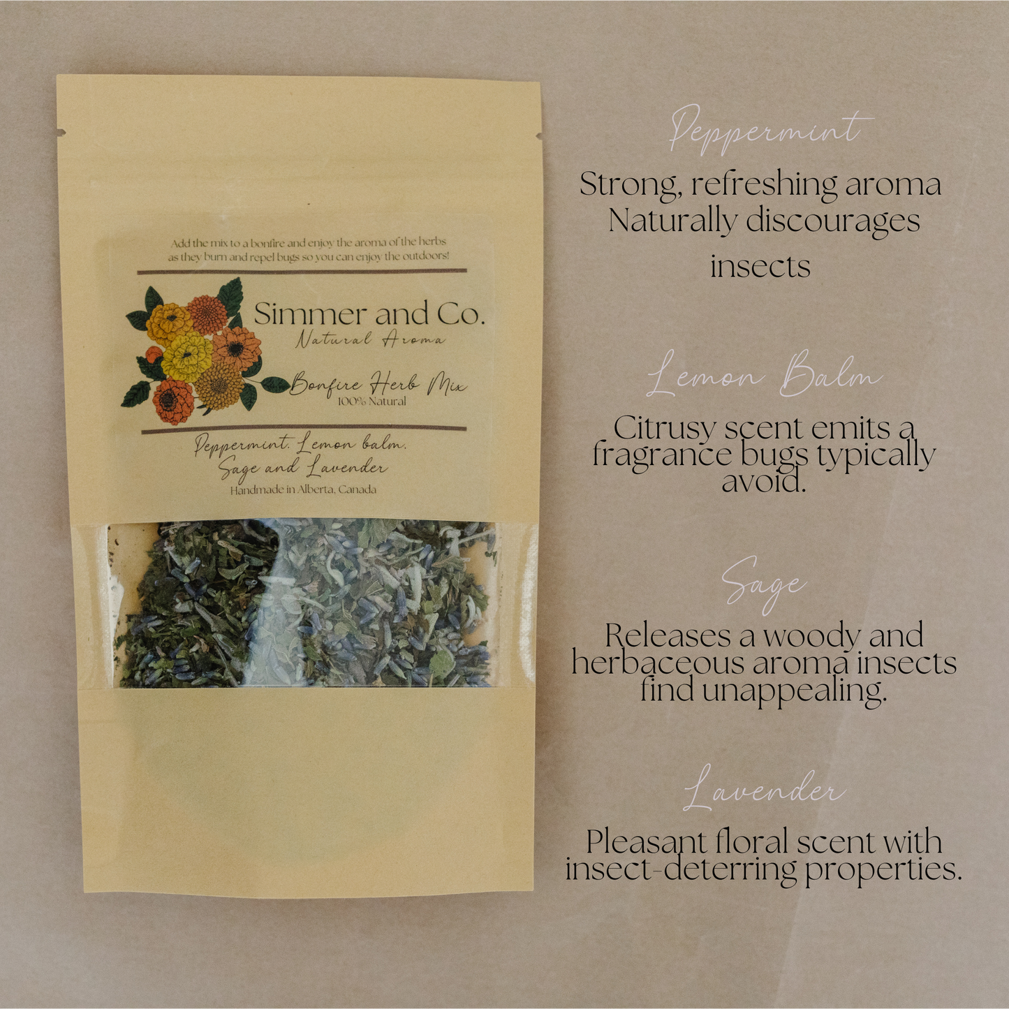 Bonfire Herbal Mix – 100% Natural Outdoor Fire Blend