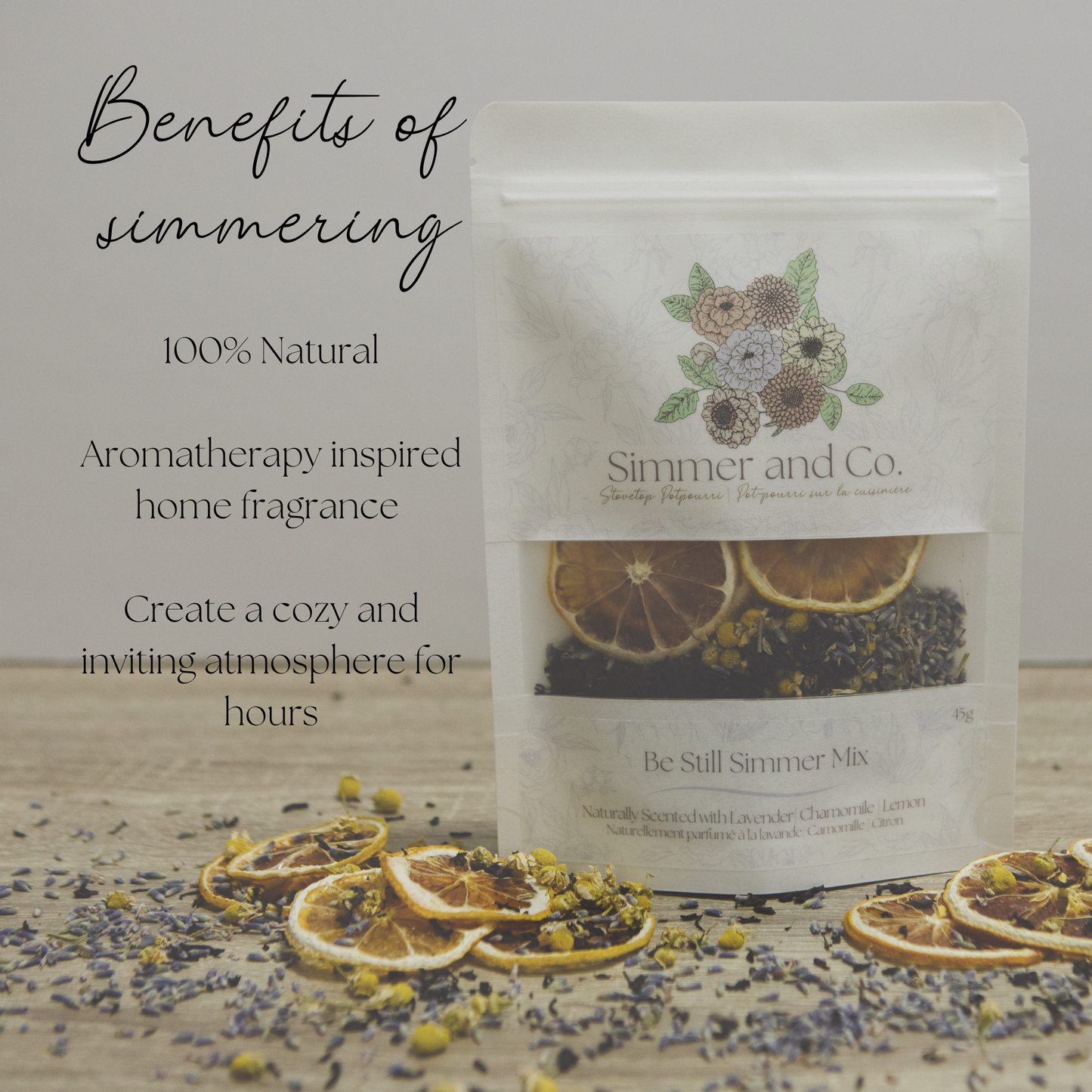 Be Still Simmer Pot Mix– 100% Natural Stovetop Potpourri