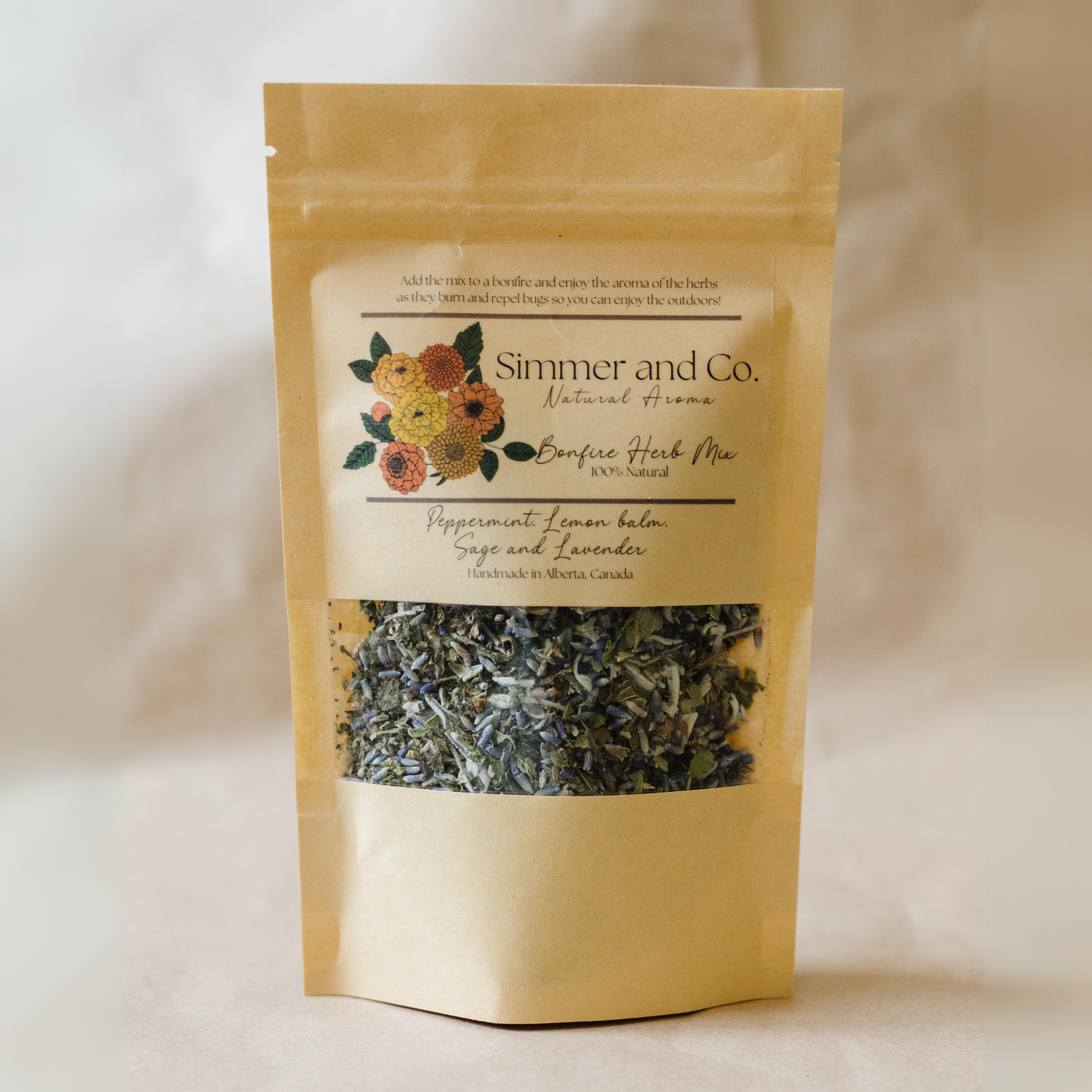 Bonfire Herbal Mix – 100% Natural Outdoor Fire Blend