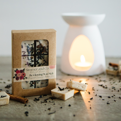 Be Glowing Simmer Melt, Botanical Scented Wax