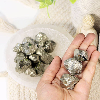 Natural Pyrite Cluster