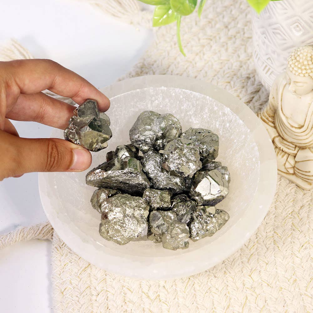Natural Pyrite Cluster