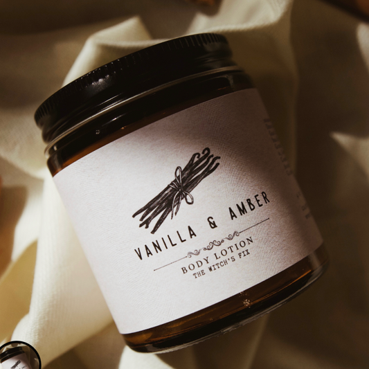 Amber & Vanilla Body Cream 4oz