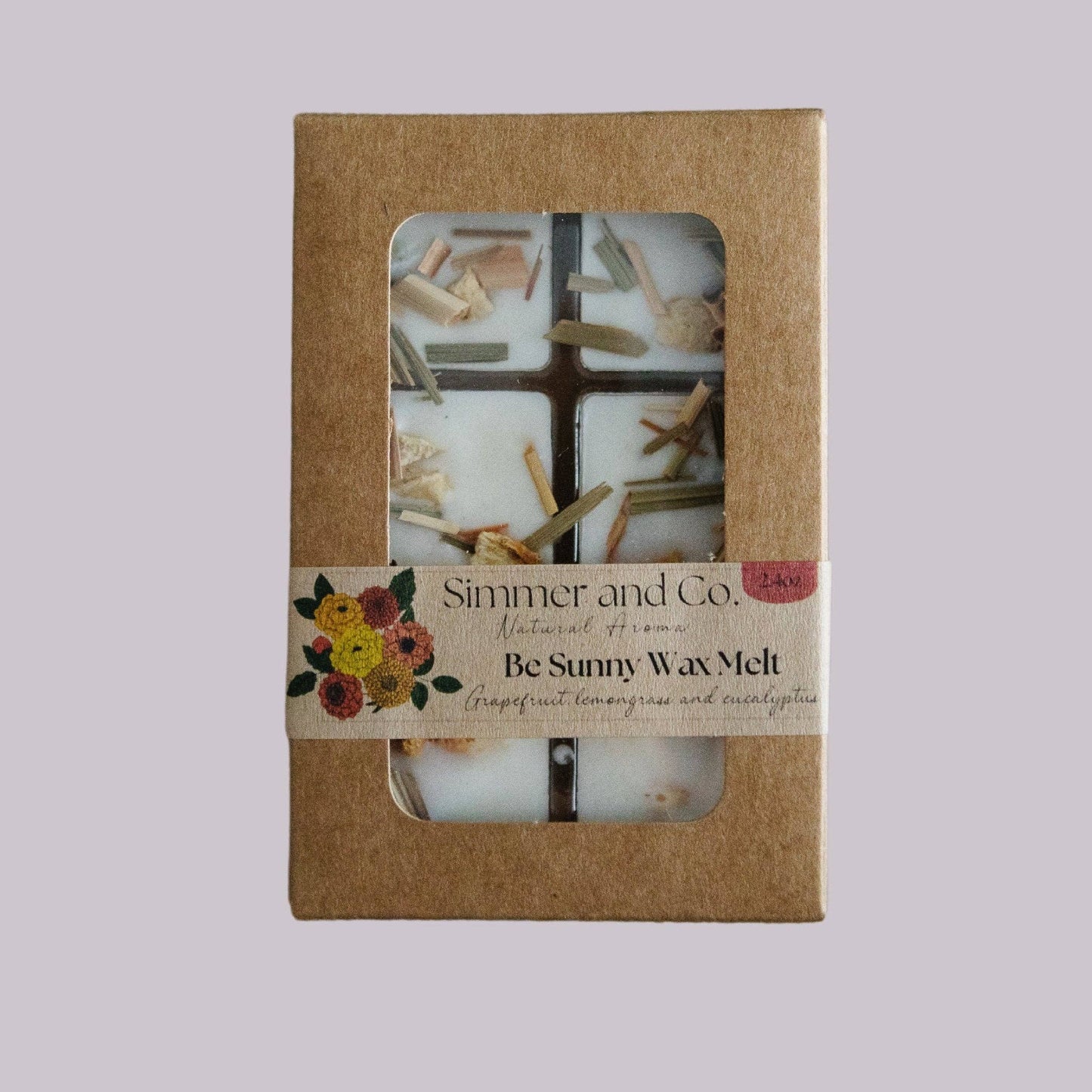Be Sunny Simmer Melt, Botanical Scented Wax