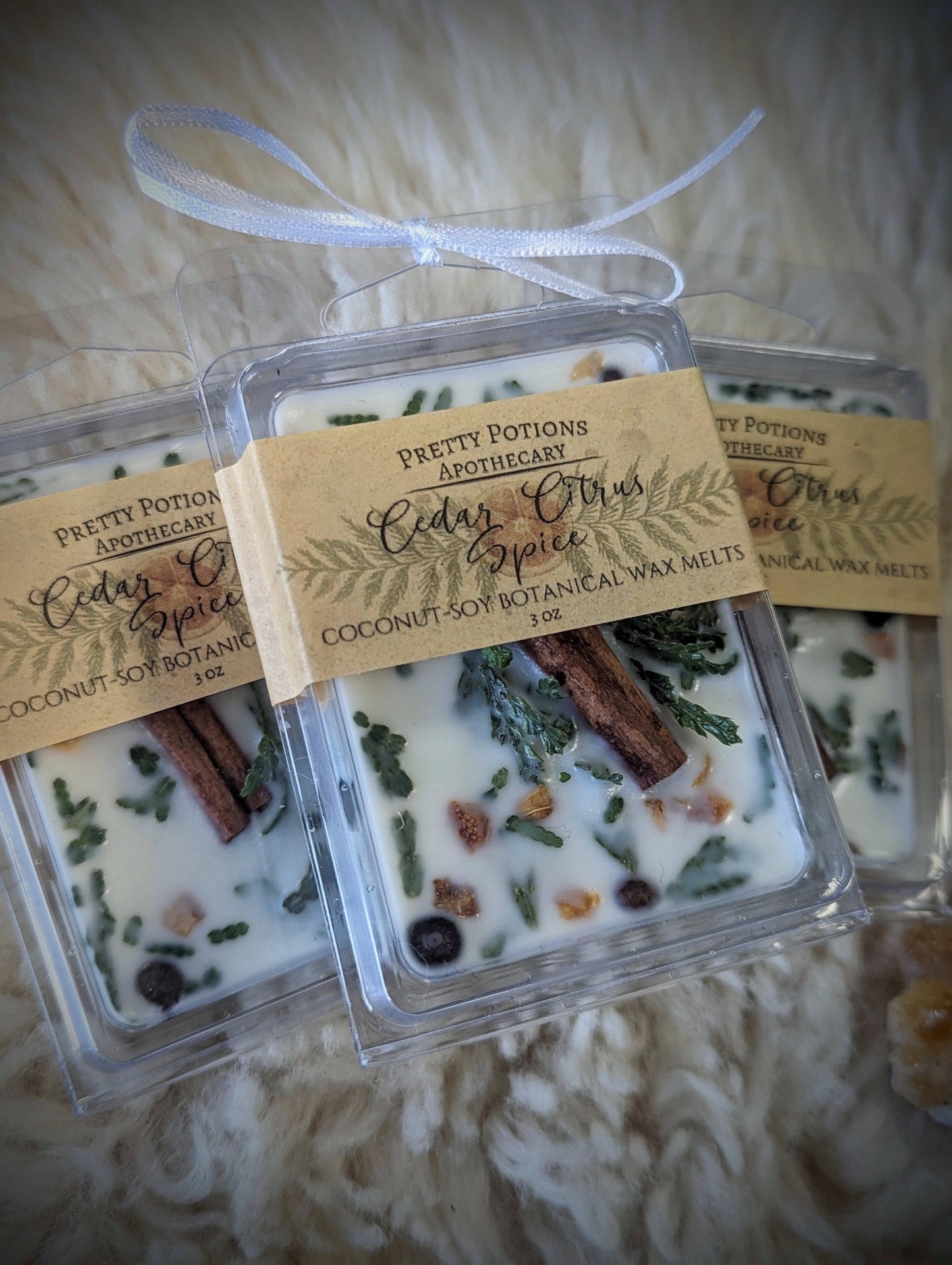 Cedar Citrus Spice Wax Simmer Melt