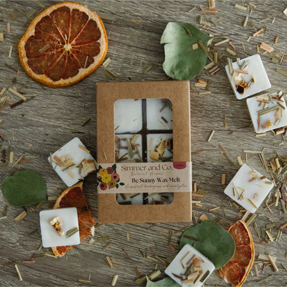 Be Sunny Simmer Melt, Botanical Scented Wax