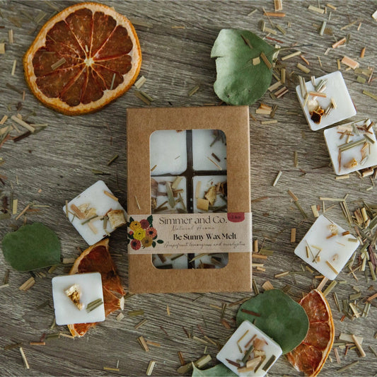 Be Sunny Simmer Melt, Botanical Scented Wax