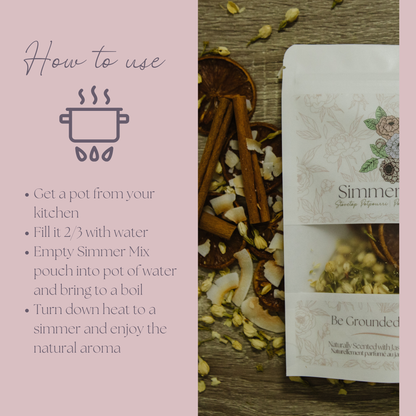 Be Grounded Simmer Pot Mix – 100% Natural Stovetop Potpourri