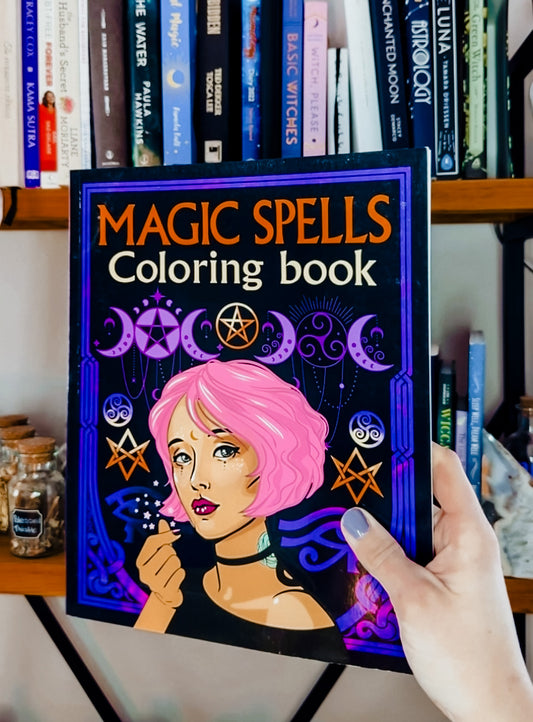 Magic Spell Colouring Book