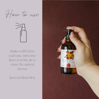 Be Sunny Simmer Mist, Room and Linen Spray