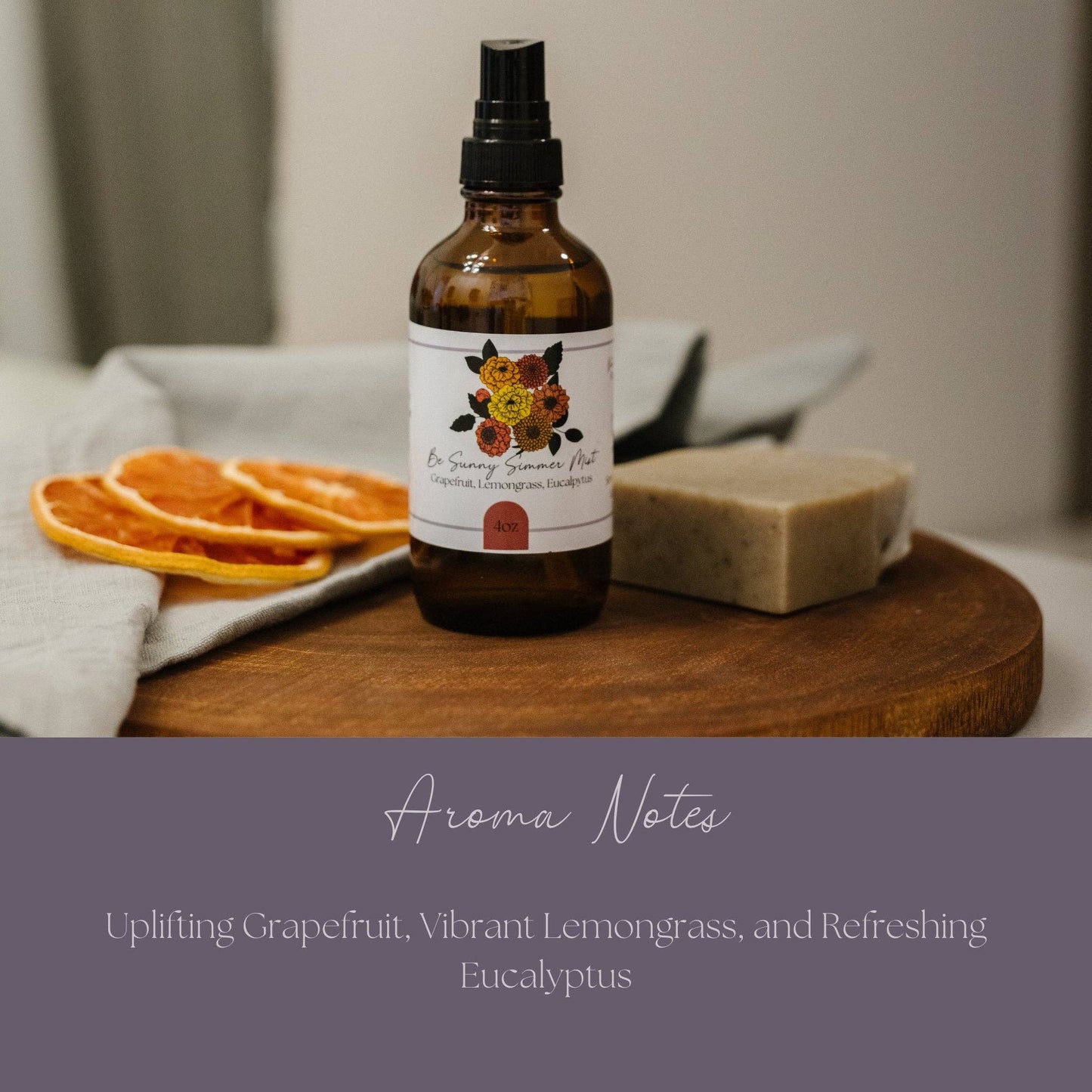 Be Sunny Simmer Mist, Room and Linen Spray