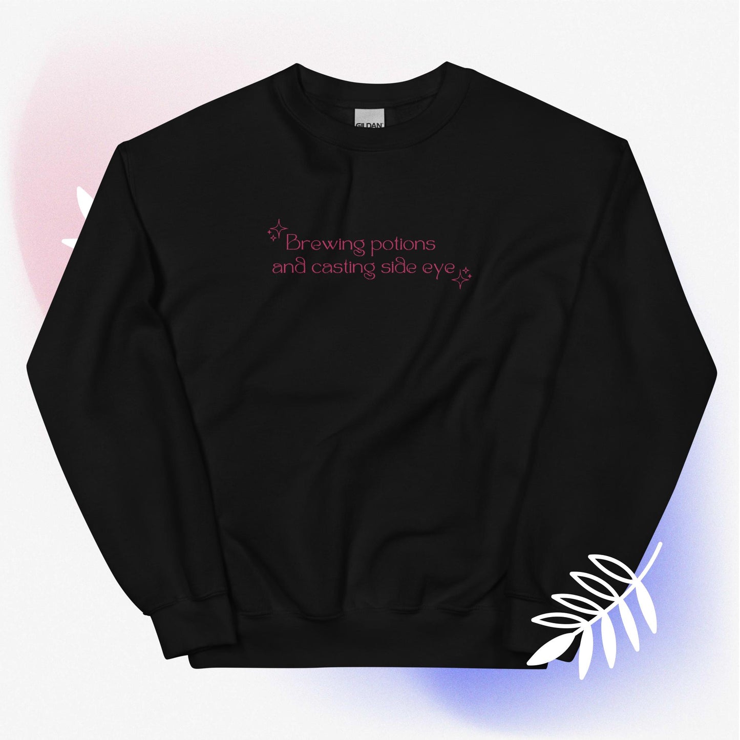 Brewing Potions Pink Stitch Sweatshirt