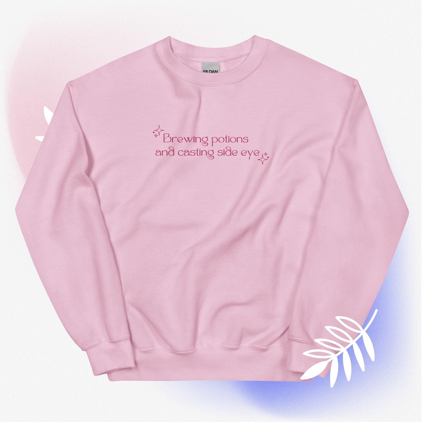 Brewing Potions Pink Stitch Sweatshirt