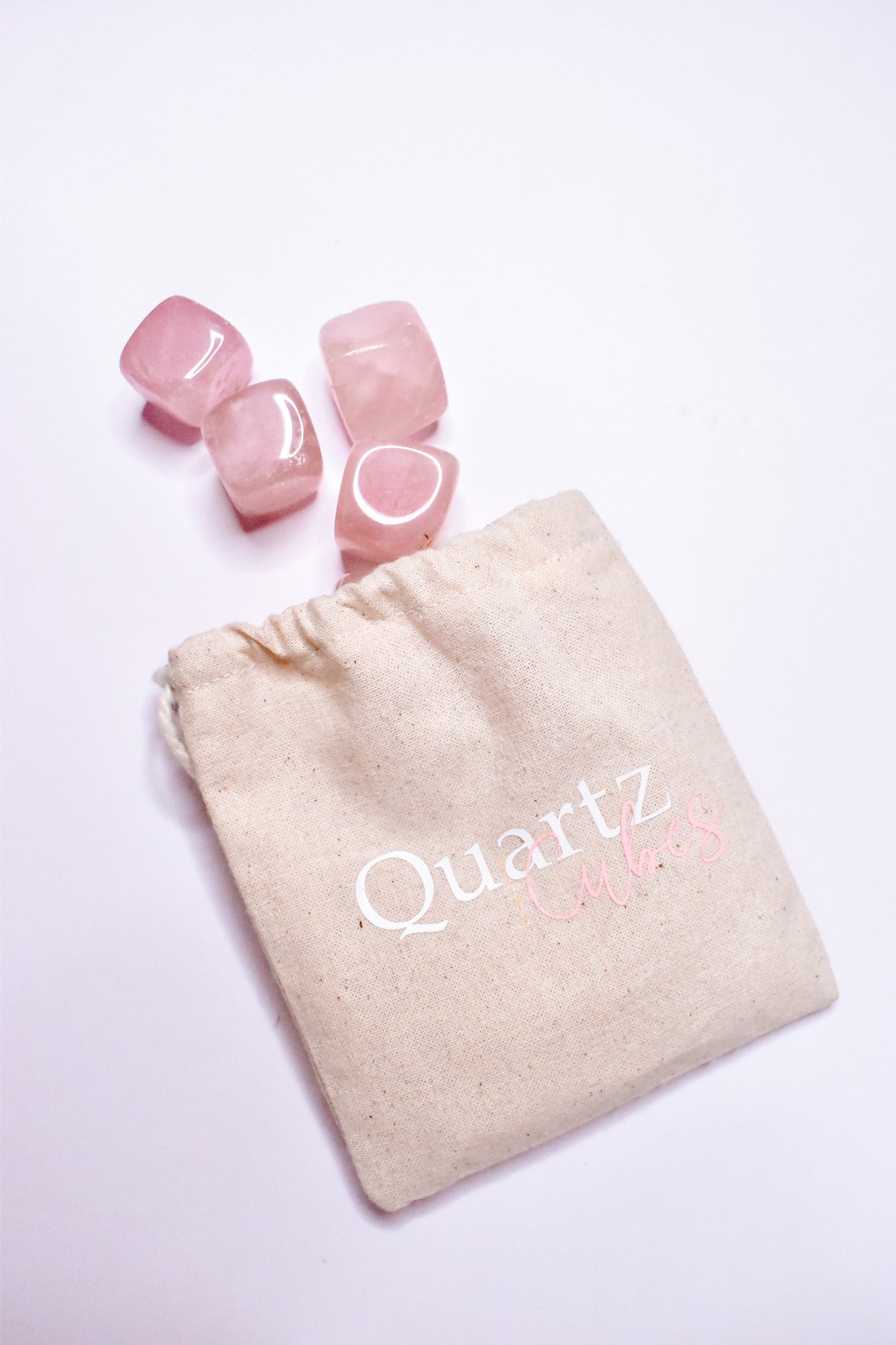 Rose Quartz Drink Cubes - THEWOOWOOBOX