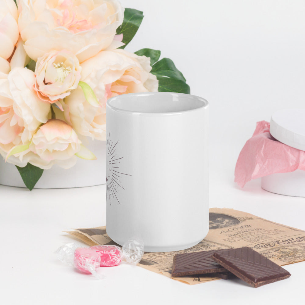 White glossy mug - THEWOOWOOBOX